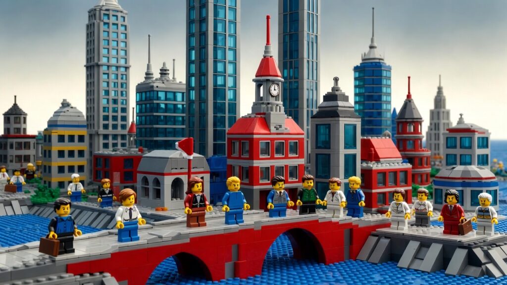 Storstad i Lego
