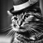 Katt med konstigt beteende