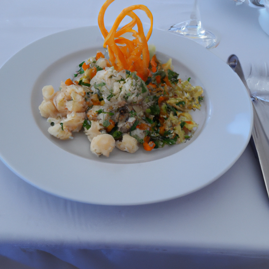 Medelhavsmat serverat på restaurang på Malta