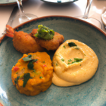 Medelhavsmat serverat på restaurang på Malta