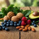 Superfoods, valnötter, avocado, blåbär, hallon