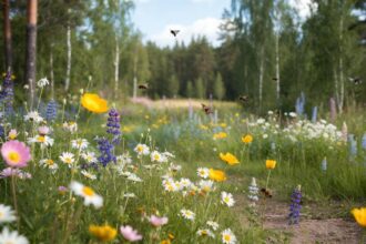 Bin och fjärliar är en allt viktigare del av svenska trädgårdar
