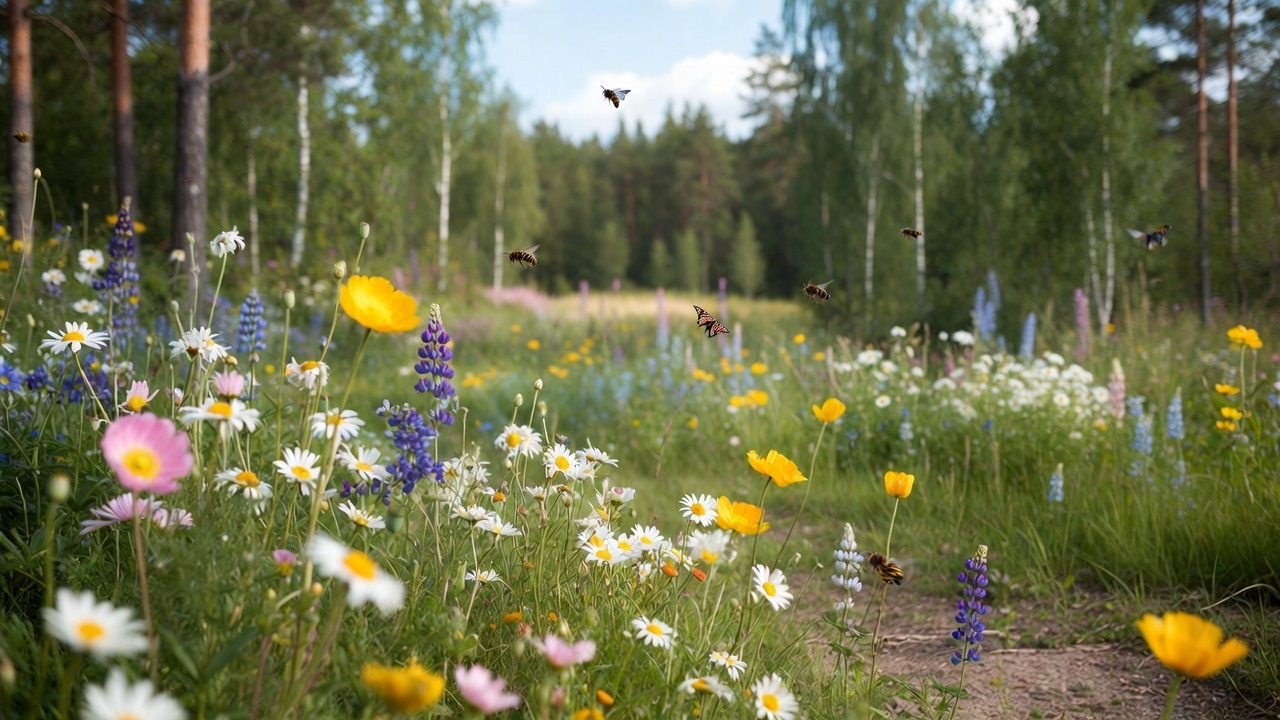 Bin och fjärliar är en allt viktigare del av svenska trädgårdar