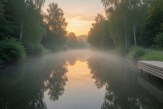 Hjälmare Kanal kanske är det vackraste i Arboga